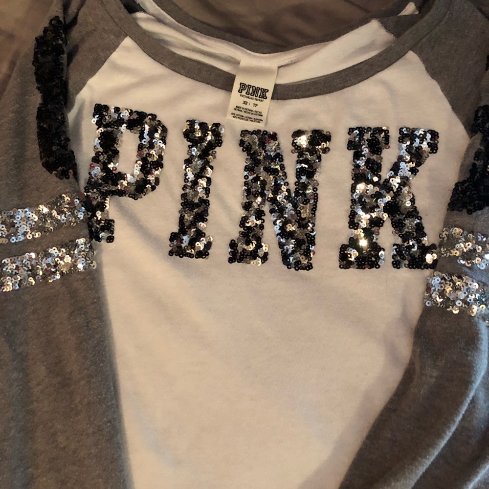 Pink long sleeved sweater/shirt
